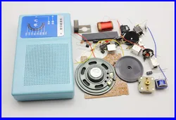 Sześcio-rurowy radiowy zestaw elektroniczny produkcja części zamiennych DIY komponenty montaż nauczanie szkolenia