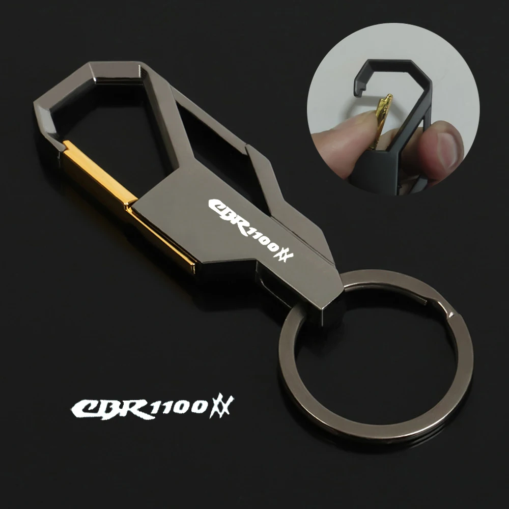 

CBR 1100 XX Motorcycle Accessories Keychain Waist Hanging Key Ring Metal Key Holder For Honda CBR1100XX CBR 1100XX CBR1100 XX