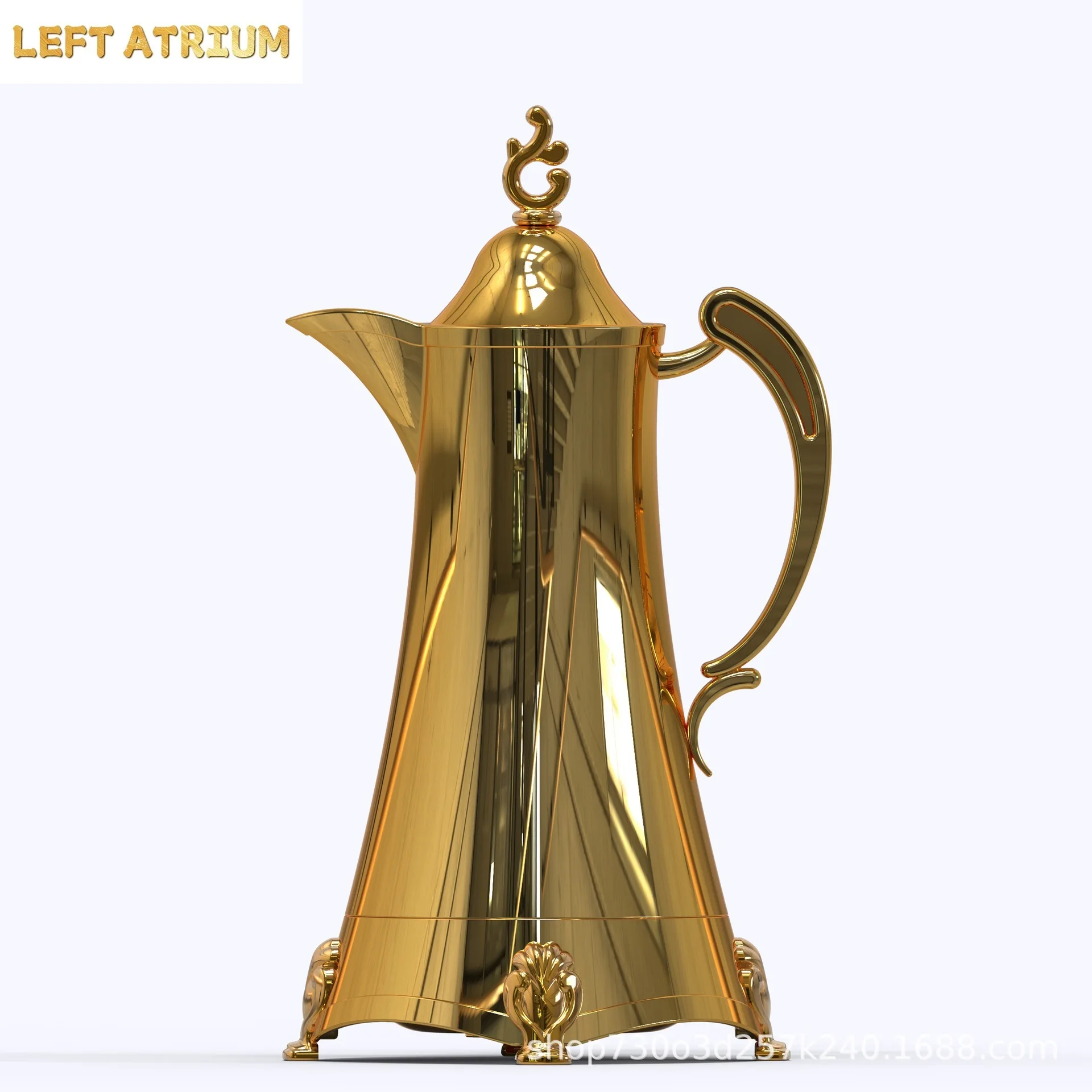 Arab classical long-lasting thermos hotel hot water bottle office plastic portable water bottle glass liner thermos kettle