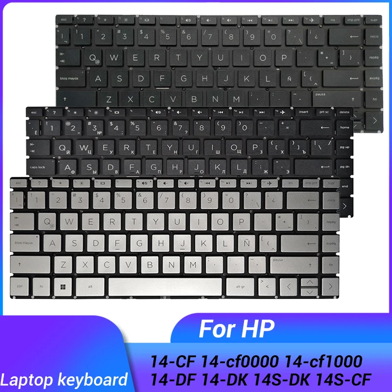 

NEW For HP 14-CF 14-cf0000 14-cf1000 14-DF 14-DK 14S-DK 14S-CF US/Latin/Russian laptop keyboard