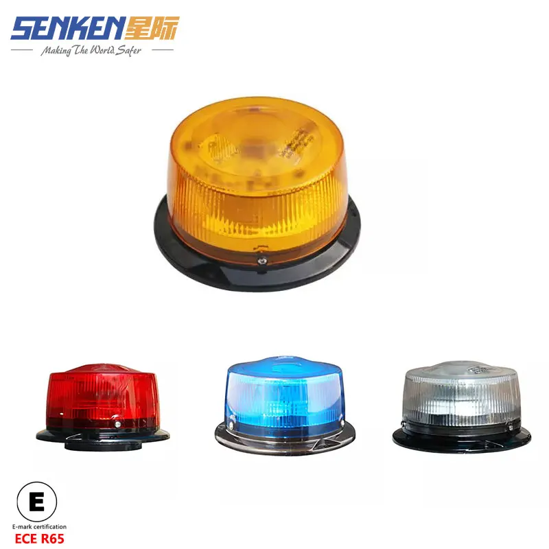 SENKEN LTD1005/ LTE1005 24V 12 Volt Magnetic Amber Flashing Rotating Beacon Light