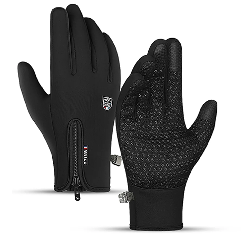 Wintersporthandschuhe für Damen und Herren, winddichter Touchscreen, rutschfeste und warme Handschuhe für kaltes Wetter, geeignet für Radfahren
