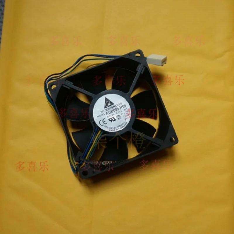 EE para Delta AUB0812HH 80mm x 80mm x 25mm PWM Cooler Ventilador de resfriamento para HP 12V 0,32A 4Pin
