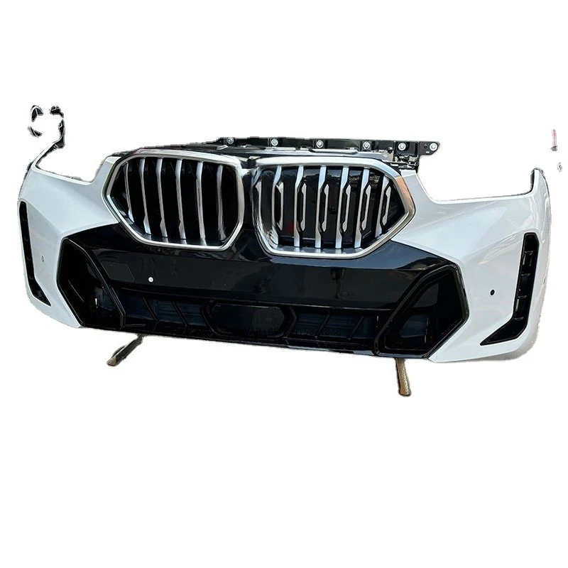 

High Quality 2024 X6 G06 LCI Front Bumper Assembly with Radiator Fan Carbon Fiber and Plastic Body Kit for Upgrade