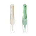 2pcs white green