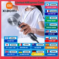 XIAOMI MIJIA High Speed Water Ion Hair Dryer H701,4 Temps & 3 Speeds,Professional 1600W Ionic Blow Dryers,110000 Rpm Fast Dry