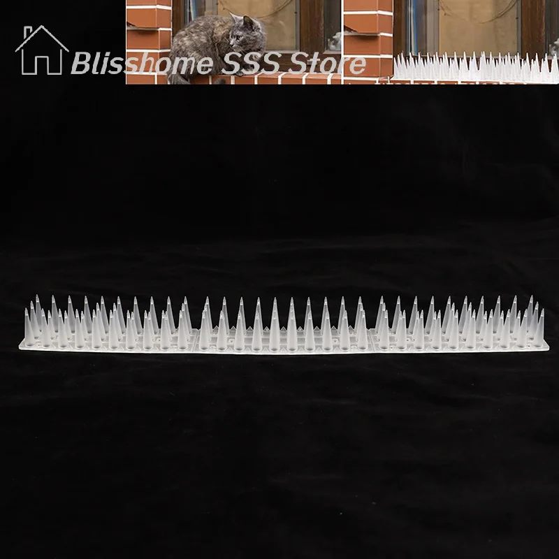 【S】DIY Accessories Repeller Cat Plastic Bird Repellent Anti Pigeon Anti-bird Squirrel Garden Fences Control Transparent