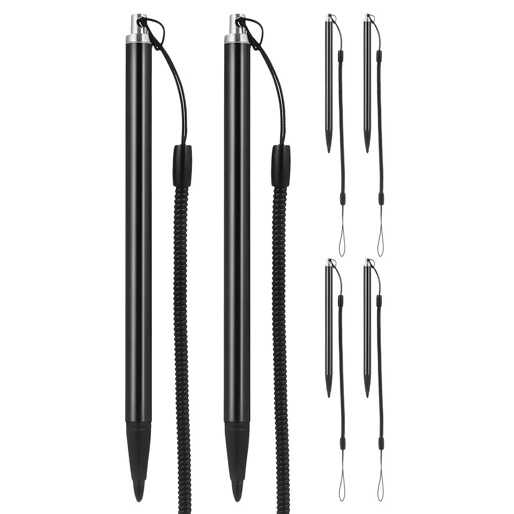 

6pcs Resistive Screen Stylus Pens High Precision AntiLost Durable Metal Wide Compatibility Fine Tip Drawing Stylus Touch Pen