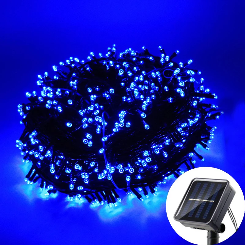 

Наружный светодиодный солнечный мерцающий светильник, гирлянда для дома, клумбы, пляжной виллы, пейзажные огни, украшение для двора, сада, атмосферный свет