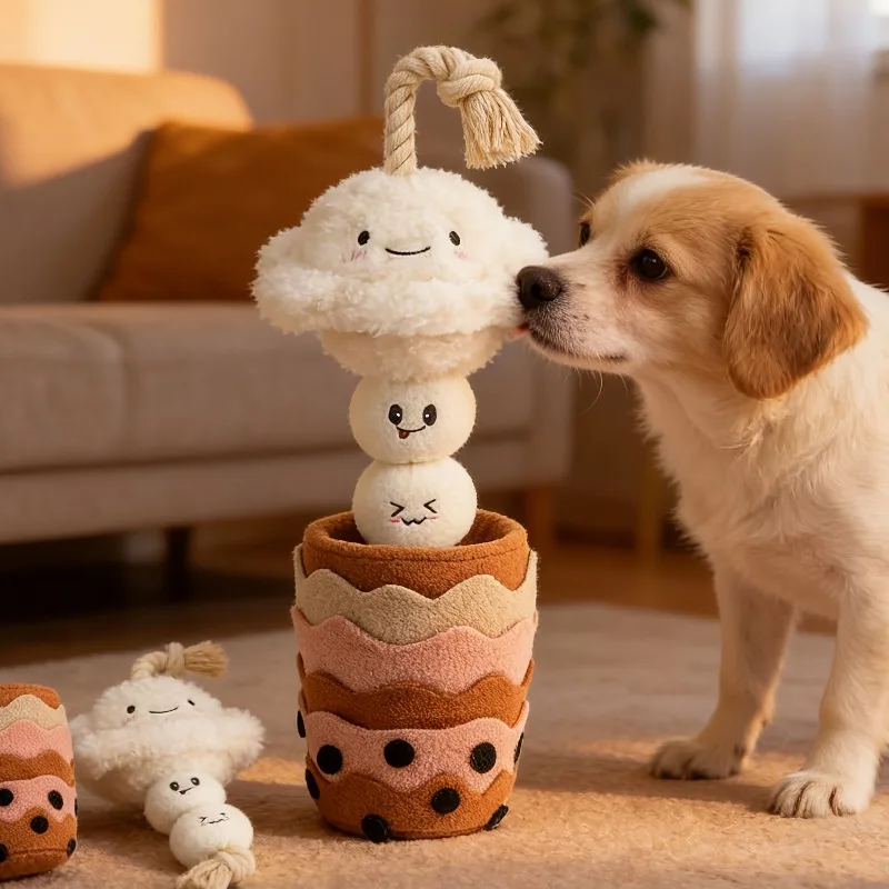 

Dog Plush Toy, Squeaky Toys for Dogs & Cats, Chew Toy for Aggressive Chewers, Plush Toy Of 2026 New Design, Interactive Pet Toy