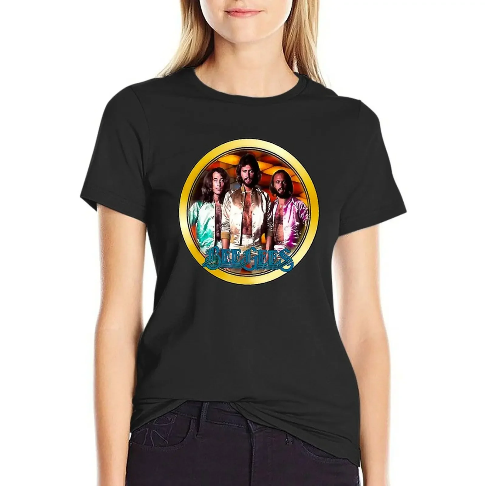 

Bee Gees T-Shirt oversized funny kawaii clothes plain t shirts for Women