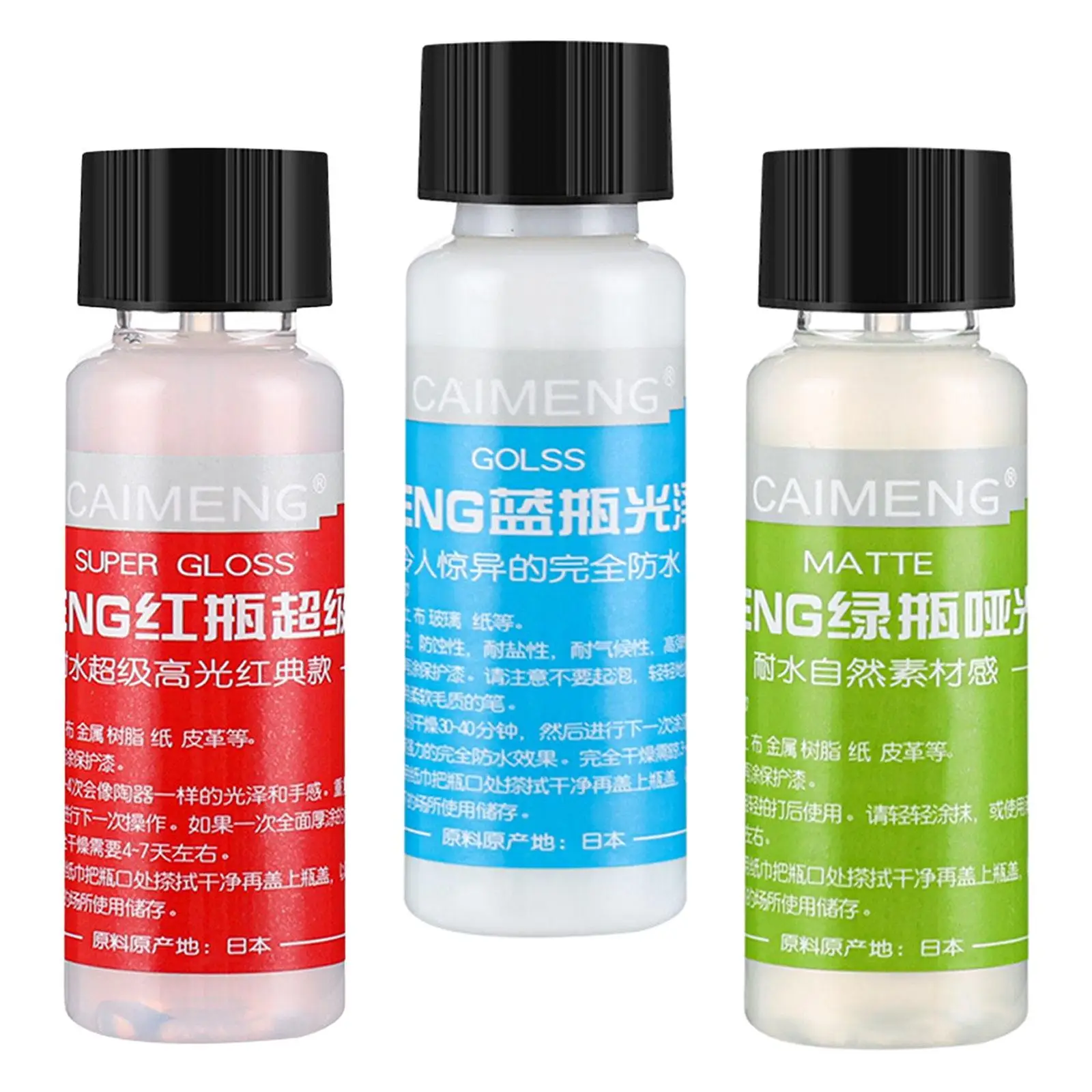 Water based Glossy Oil 20ml Soft Pottery Resin Transparent Pigments for Clay