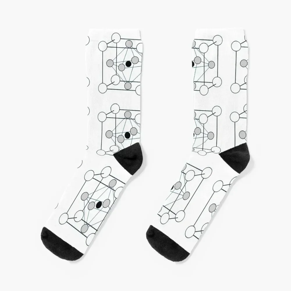 Crystal Lattice Structure Socks golf new in's Stockings compression Socks Women's Men's