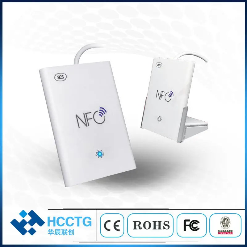 RFID 13.56 MHz NFC IP67 Smart Writer Reader Card Reader USB Reader for E-Banking ACR1552U-A2