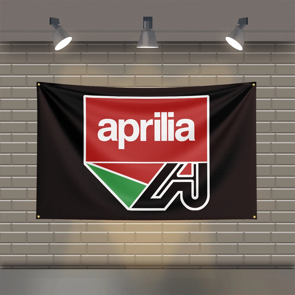 3x5 Ft A-Aprilias Racing  Flag Polyester Printed Cars Flags for Room Garage Decor