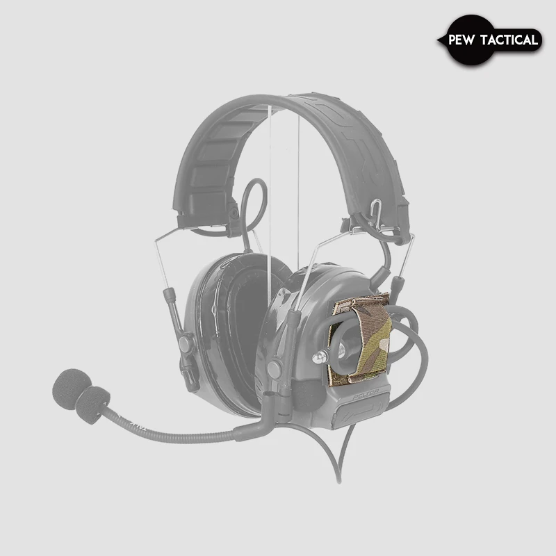 Arnés sujeción auriculares tácticos MOLLE