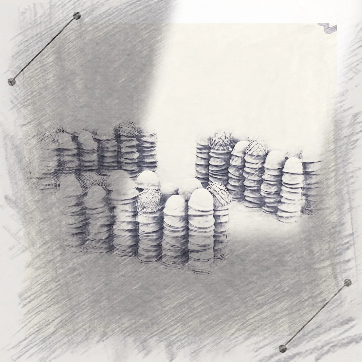 

Набор неокрашенных моделей из смолы 1/35, военная тематика, японские шлемы (в ряд), в разобранном и неокрашенном виде, GK