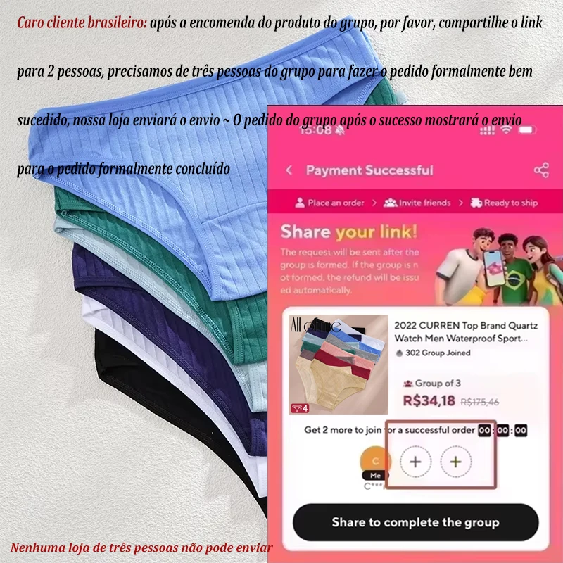 4PCS/SET Women's Cotton Panties Sexy Soft Striped Underpants Solid Color Briefs Female Comfortable Stretch Lingerie M-XL S4fe77f85bd004b07aa3160e53a069cecR