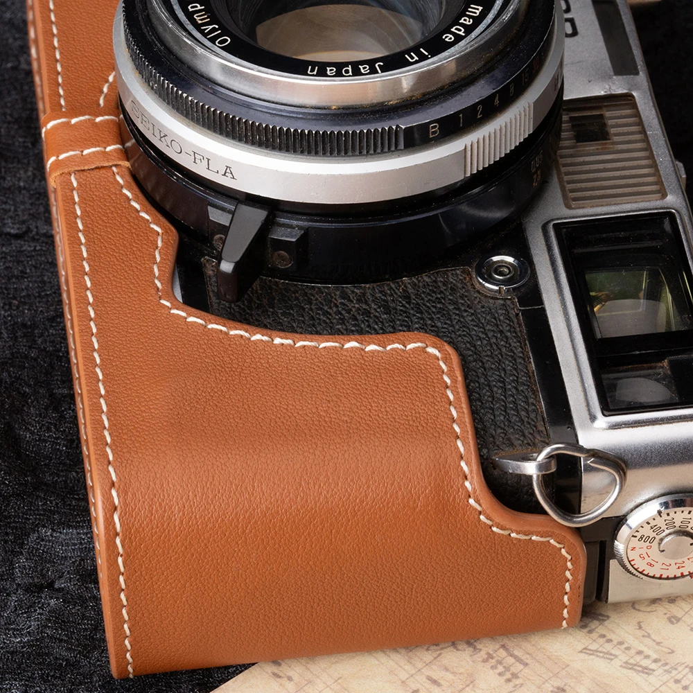 Сумка 35 SP, кожаная сумка для камеры, кожаный получехол для камеры для Olympus 35 SP, оригинальный защитный чехол, аксессуары для фотосъемки