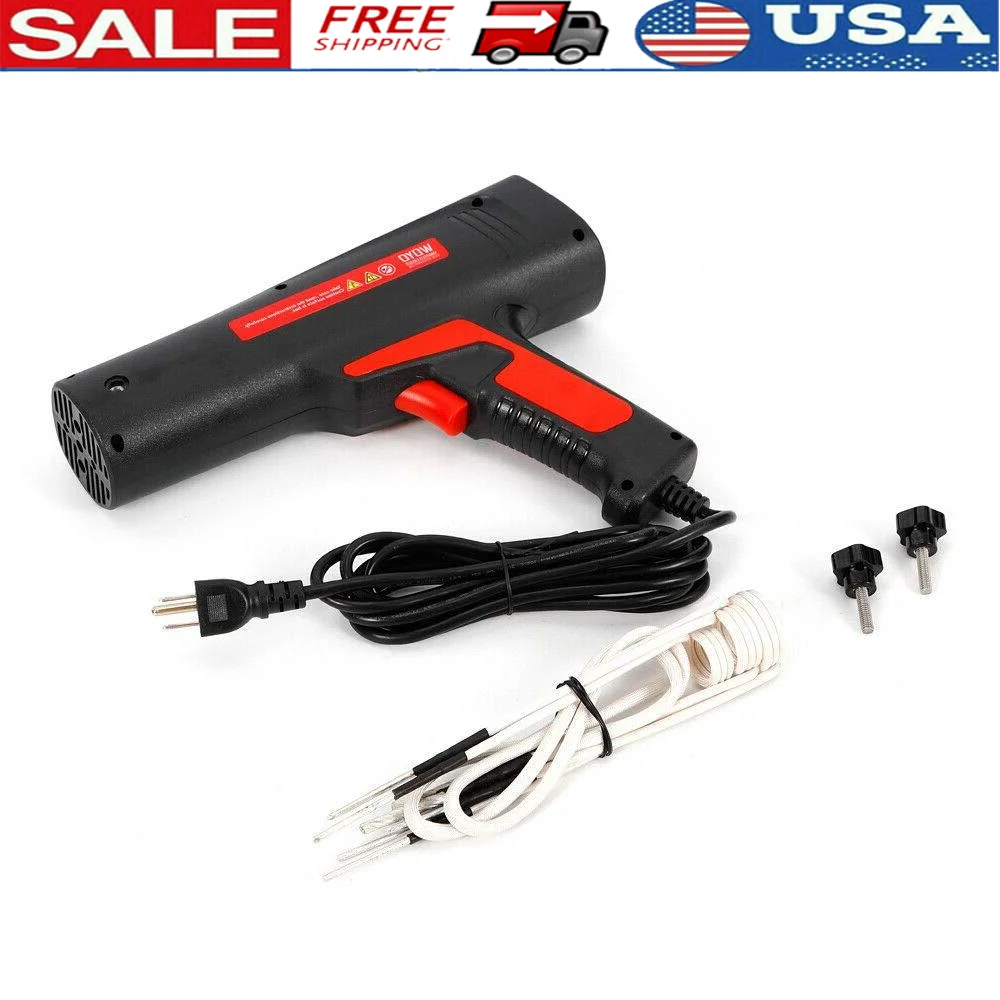 Induction Heater Bolt Remover Gun 110V 500-900W Rapid Heating 18/22/28mm Coils LED Lights Kit