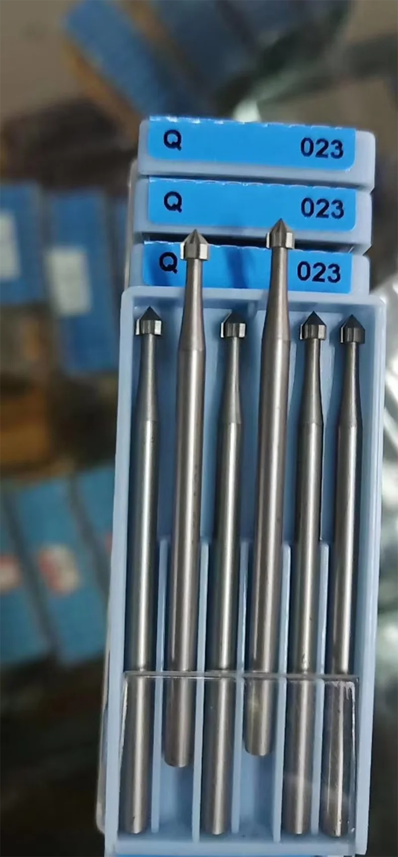 

HSS Steel Wheel Bur 2.35mm Shank 6PCS Cutting Flutes Jewelry Cabochon Stone Setting Bezels Deburring Burs
