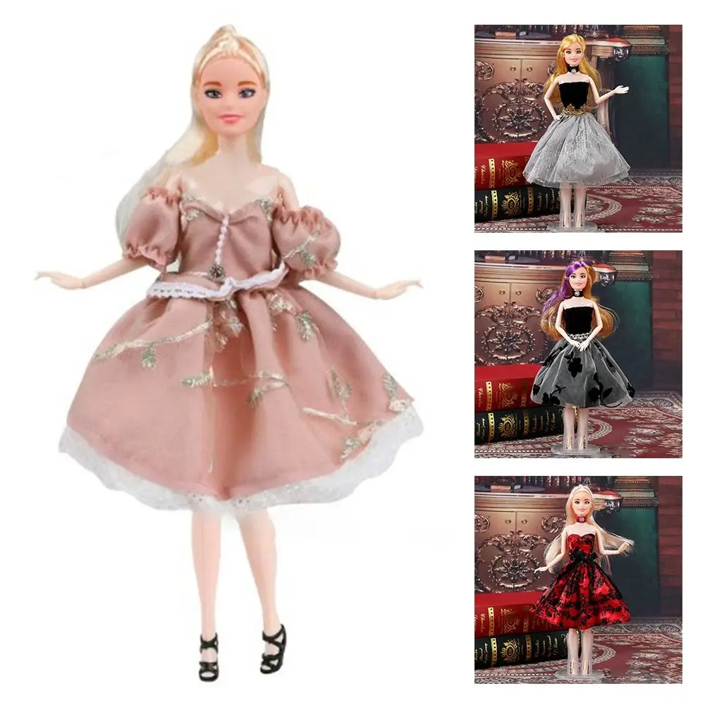 Fashion Party Elegant Clothes Garden Style Princess Mesh Dresses Suit for 30cm /for 1/6 BJD Dolls/for 11.5" Dolls