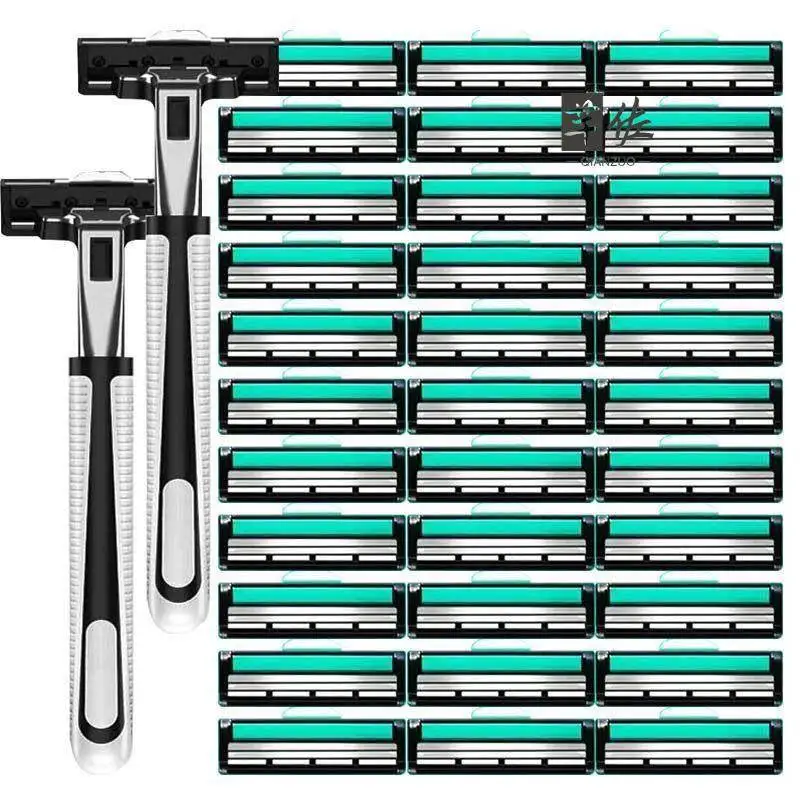 presente-para-o-dia-dos-pais-aparador-de-barba-vintage-masculino-com-lamina-dupla-manual-e-cabo-de-aco-inoxidavel-nao-recarregavel