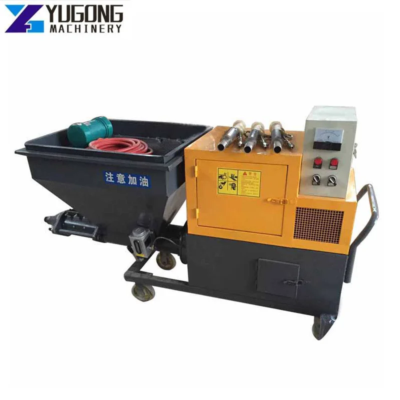 Wall Mortar Cement Spray Plaster Machine Speed Up Plaster Sprayer Concrete Mortar Stucco Sprayer Cement Mortar Spraying Machine