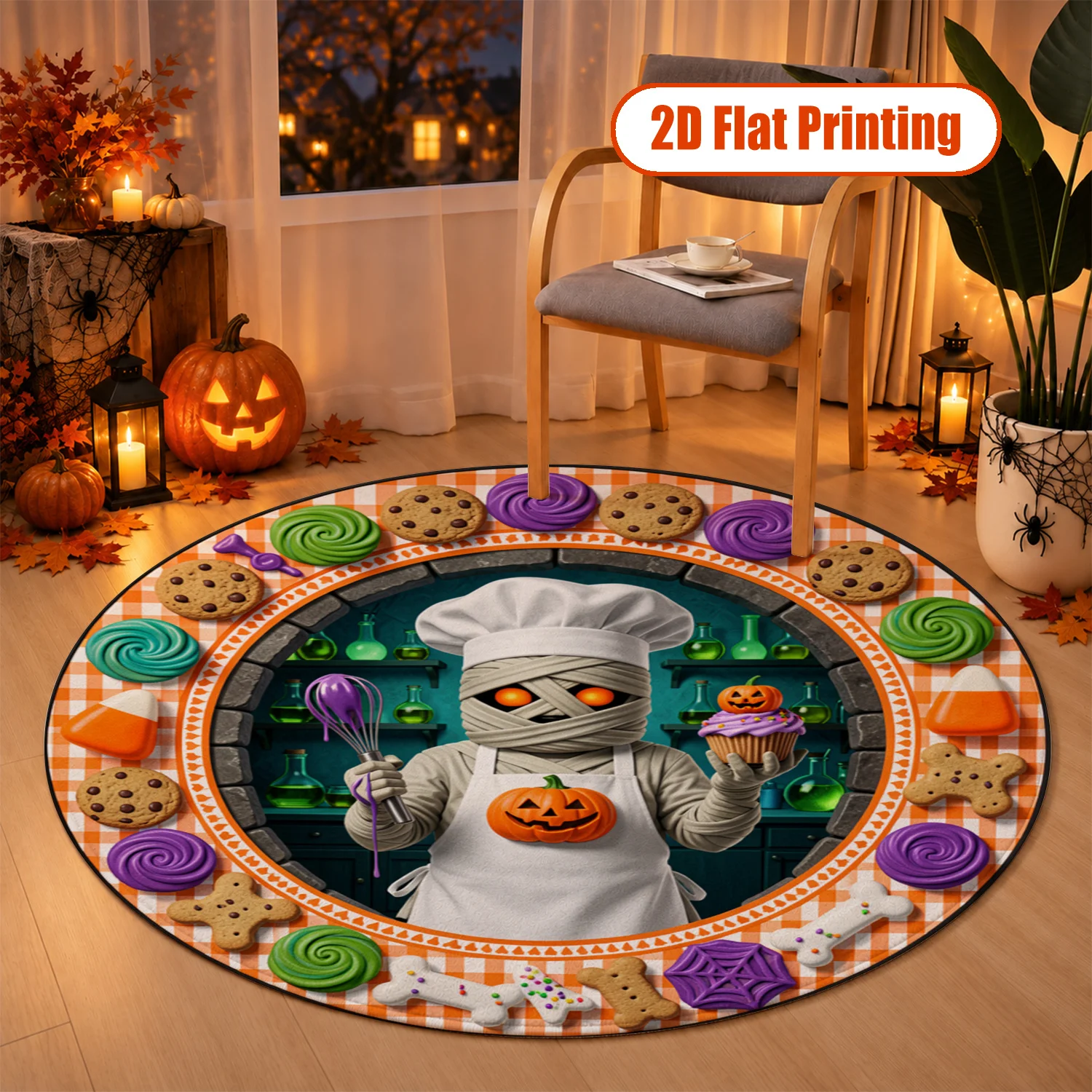 Mummy Chef Halloween-Backmuste – Kitchen Living Baking Mats Bewertung und Preis