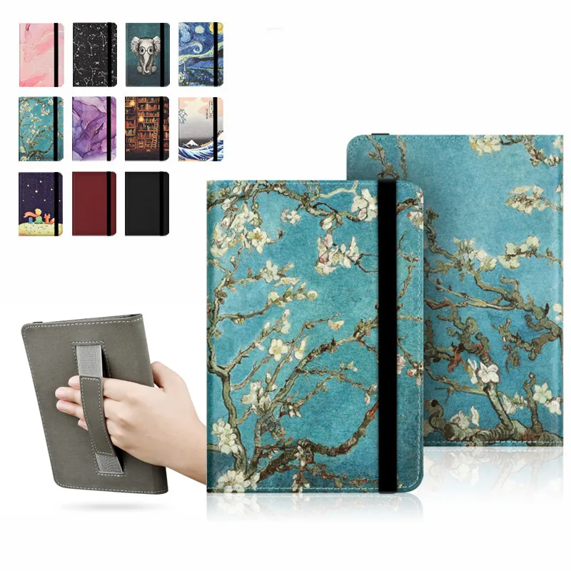 

Print Universal Case for Gmini MagicBook A62LHD/A6LHD+/W6HD/W6LHD/S62HD/S6HD/S6LHD/Q6LHD/A6LHD 6 Inch Ebook HandStrap Cover Case