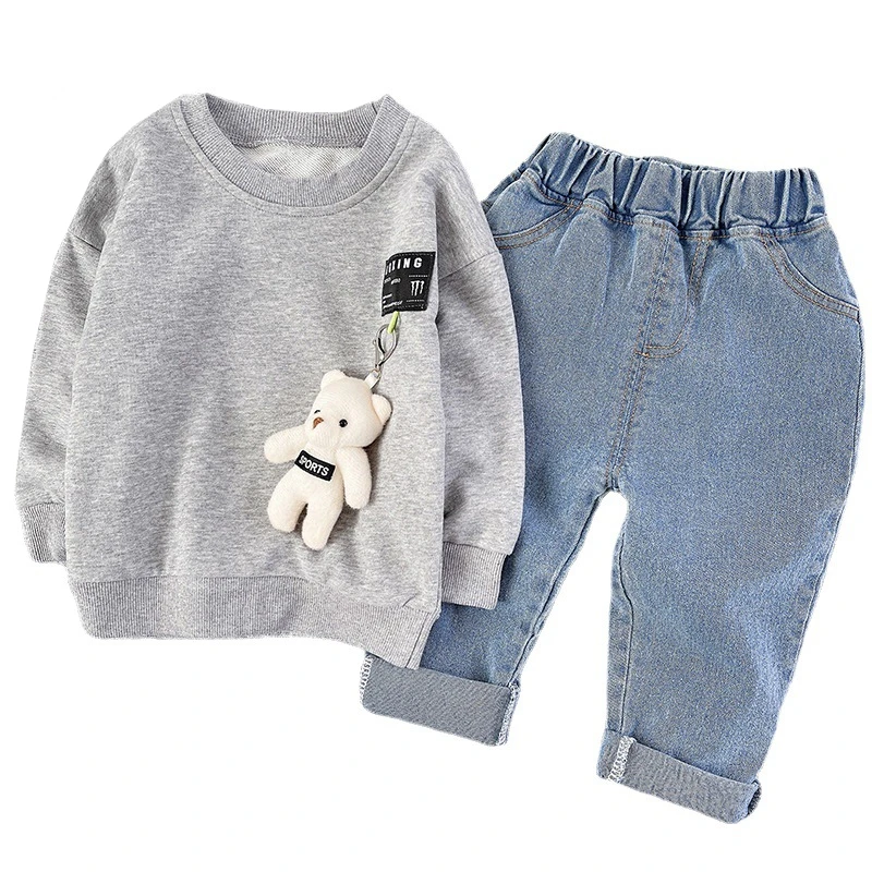 New Spring Autumn Baby Boys Girls Clothes Children Fashion T-Shirt Pants 2Pcs/Sets Toddler Sports Casual Costume Kids Tracksuits