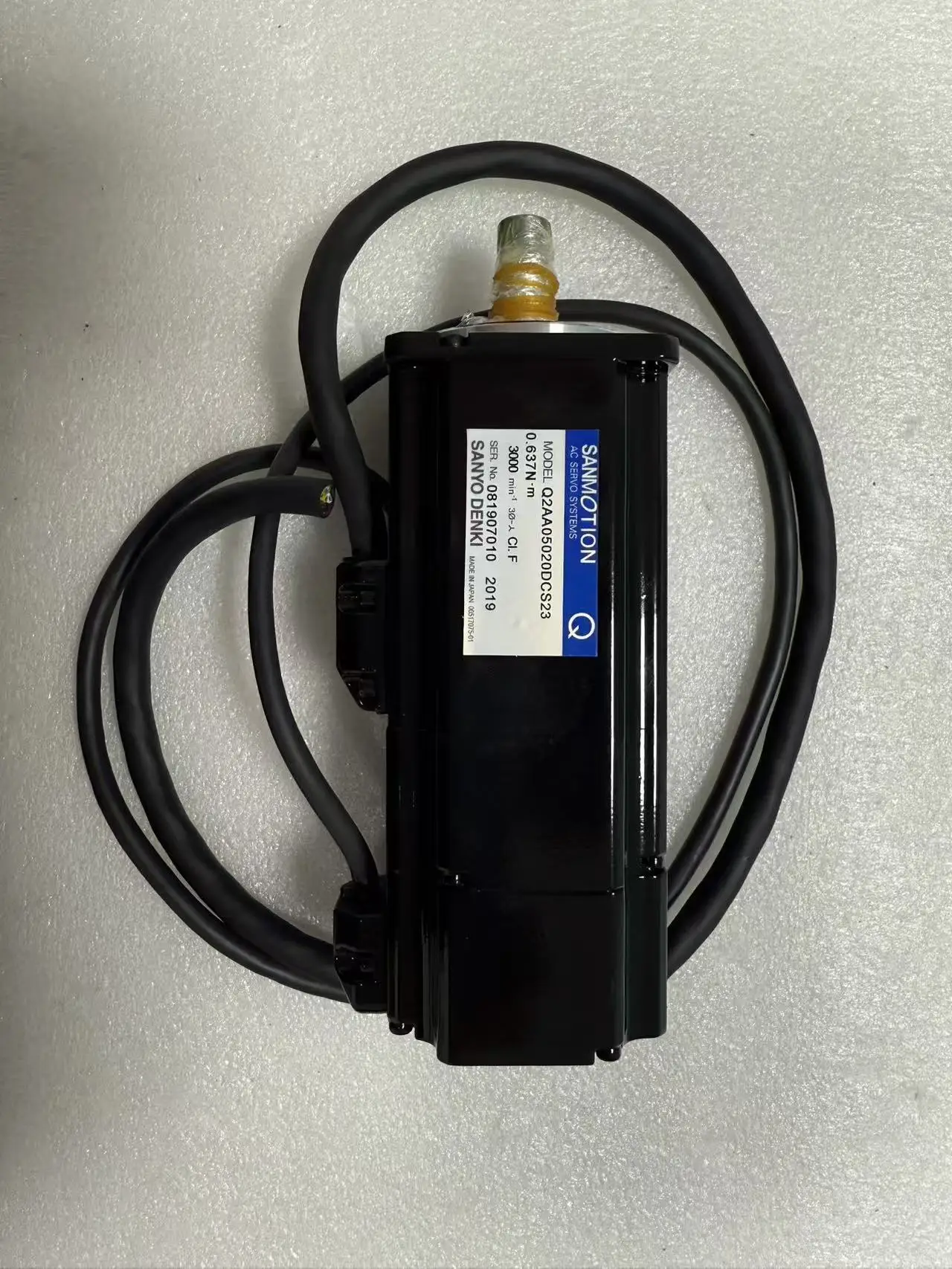 Servomotor vendedor caliente de Sanyo para la robótica Q2AA05020DCS23 200w para la automatización industrial