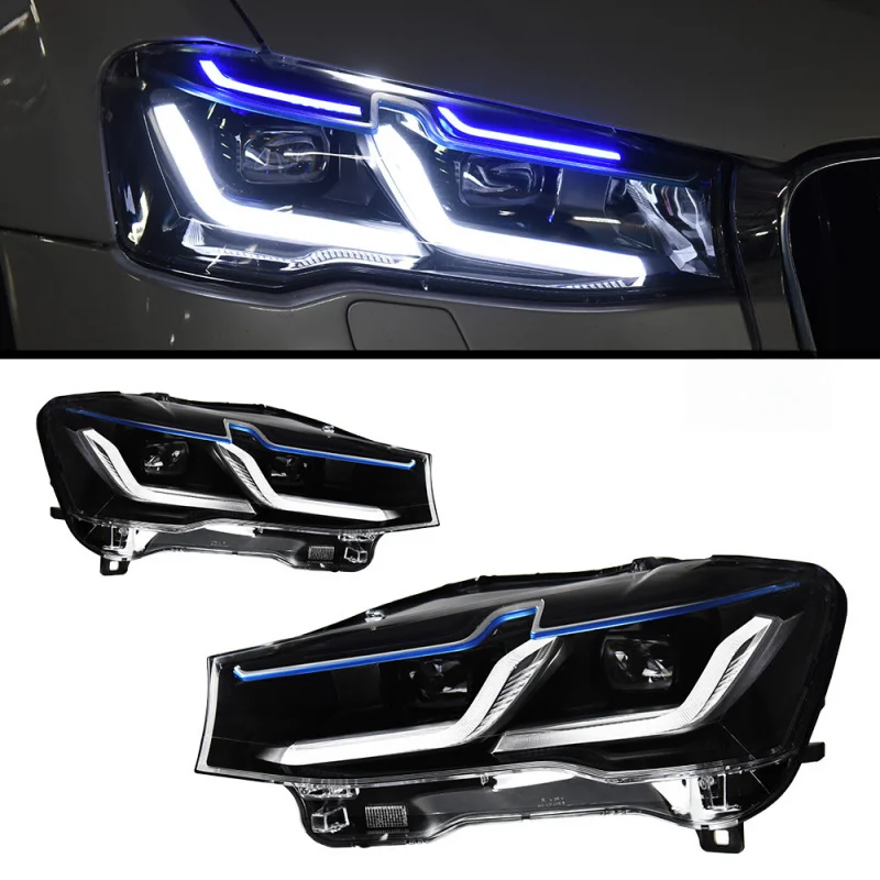 Suitable for 2010-2017 BMW X3 Headlight Modification F25 Assembly Upgrade Full LED Integrated High Low Beam Plug and Pla