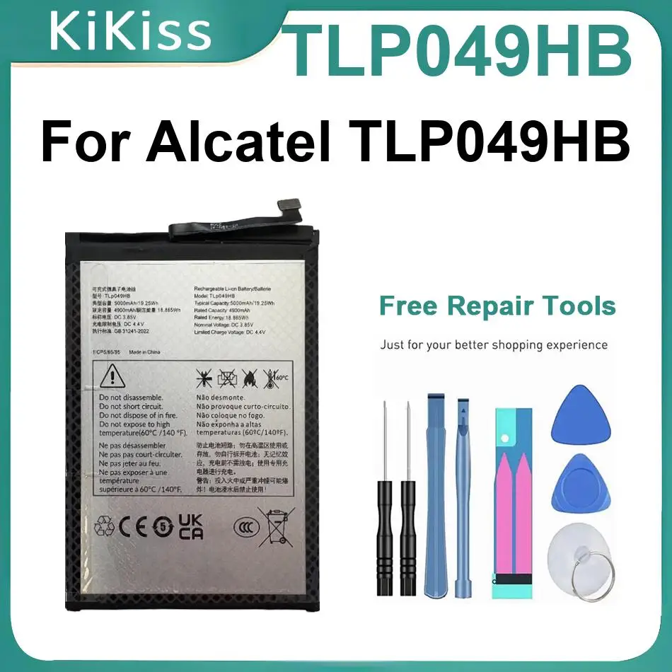 

Аккумулятор для мобильного телефона TLP049HB для Alcatel, перезаряжаемые батареи