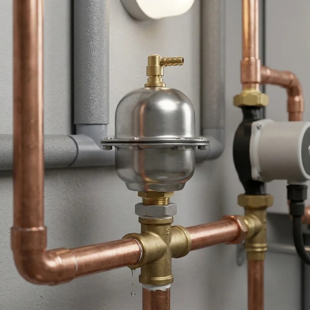 304 Stainless Steel Automatic Vertical Relief Valve For Heating Systems, Pressure-Activated Valve For Boiler Efficiency