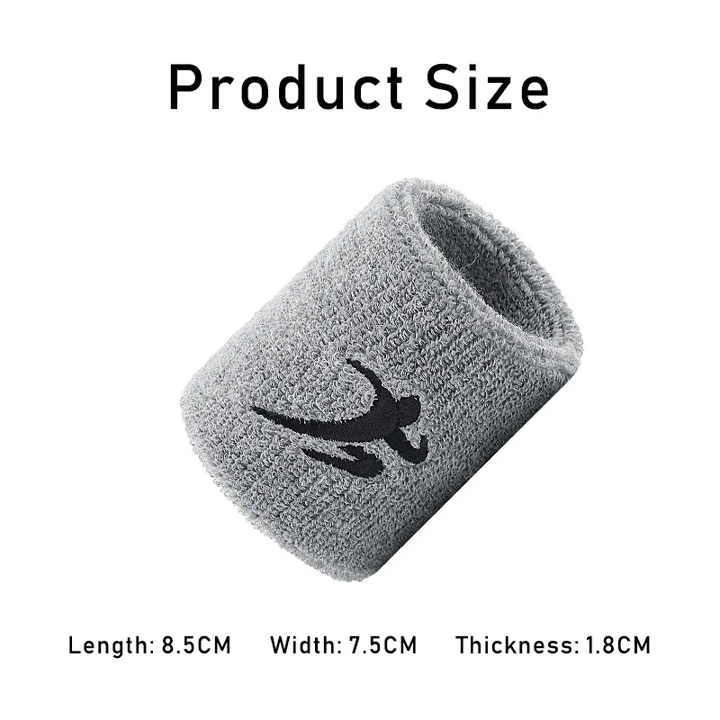 1PC Sport Sweatband Football Gym Basketball Running Cycling Zippered Pocket Absorbent Wrist Wallet Pouch Sweatband