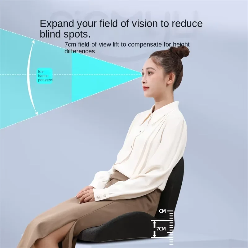Orthopedic Memory Foam Thickned Car Seat Cushion Set Slow Rebound Office Chair Back Support Cushion Seat Support Lumbar Cushion