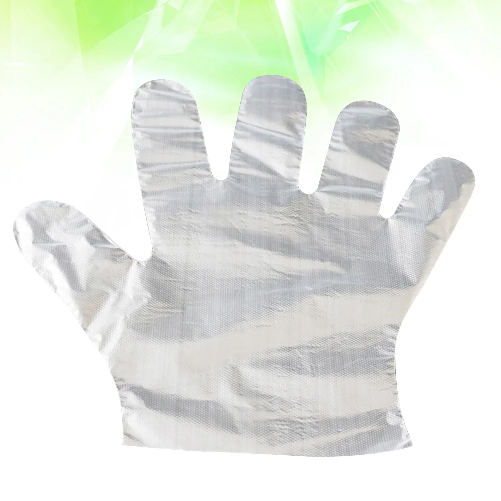 20 Packs Clear Food Prep Gloves Kitchen Hand Protective Polyethylene for Cleaning Accessories