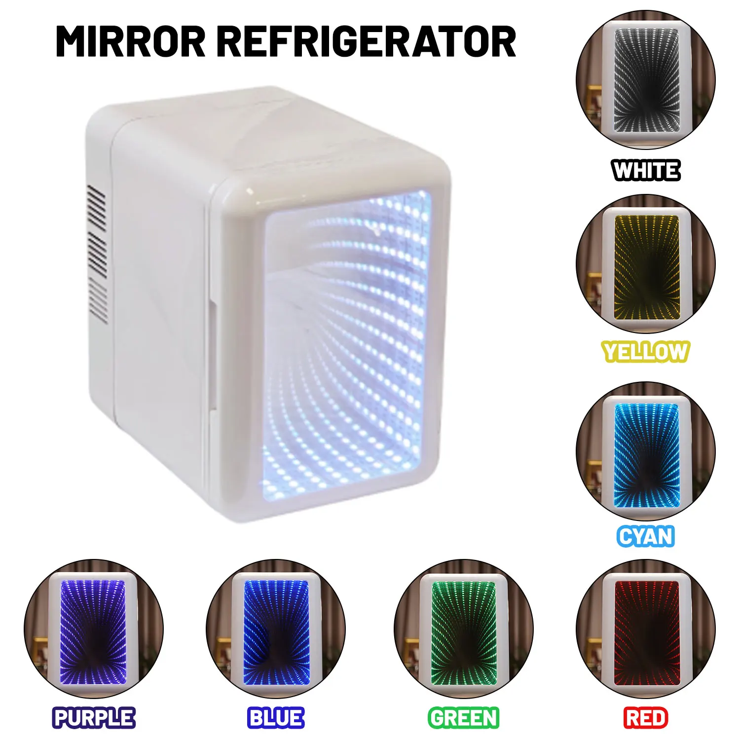 4L ثلاجة صغيرة متعددة الوظائف مستحضرات التجميل عنبر دفئا برودة الثلاجة للمنزل ثلاجة صغيرة محمولة 220 فولت الاتحاد الأوروبي التوصيل