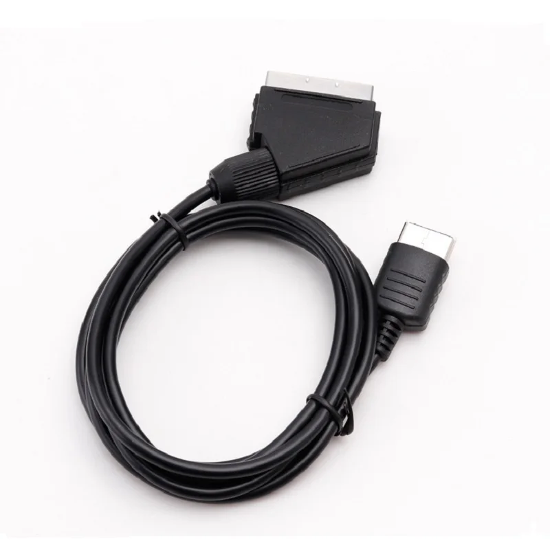 1.8 متر/6ft VGA كابل الصوت من النوع RCA الحبل RGB سكارت كابل ل SEGA Dreamcast تيار مستمر RGB سكارت كابل ل SEGA Dreamcast تيار مستمر