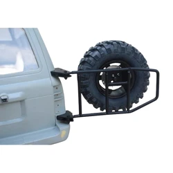 Metal Spare Wheel Holder for 1/10 Rock Crawler Car Land Cruiser LC80 Body Shell RC Upgrade Part