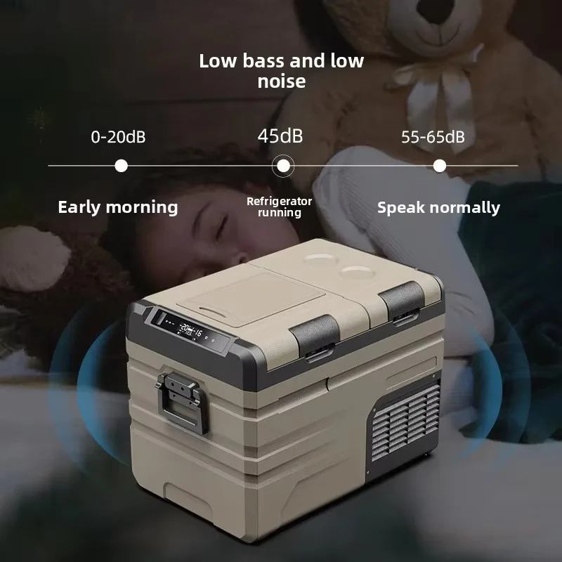 Mini 35L Refrigerator Compressor 12/24V Portable Pull Rod Car Refrigerator Commercial Customizable TA35/45/55