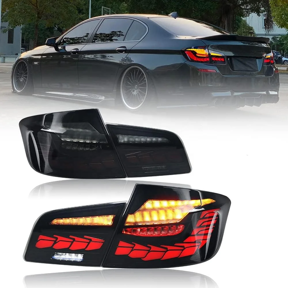 

LLevo Dynamic Assembly F10 GTS Светодиодные задние фонари дымчатые задние фонари для BMW F10 F18 M5