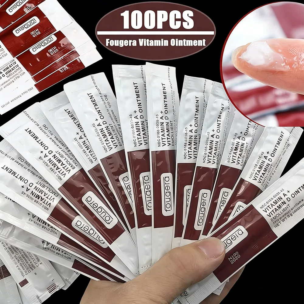 100PCS Vitamin A&D Tattoo Aftercare Cream Tattoo Repair Cream Recovery Gel Moisturizer Body Art Tattoo Aftercare Accessories