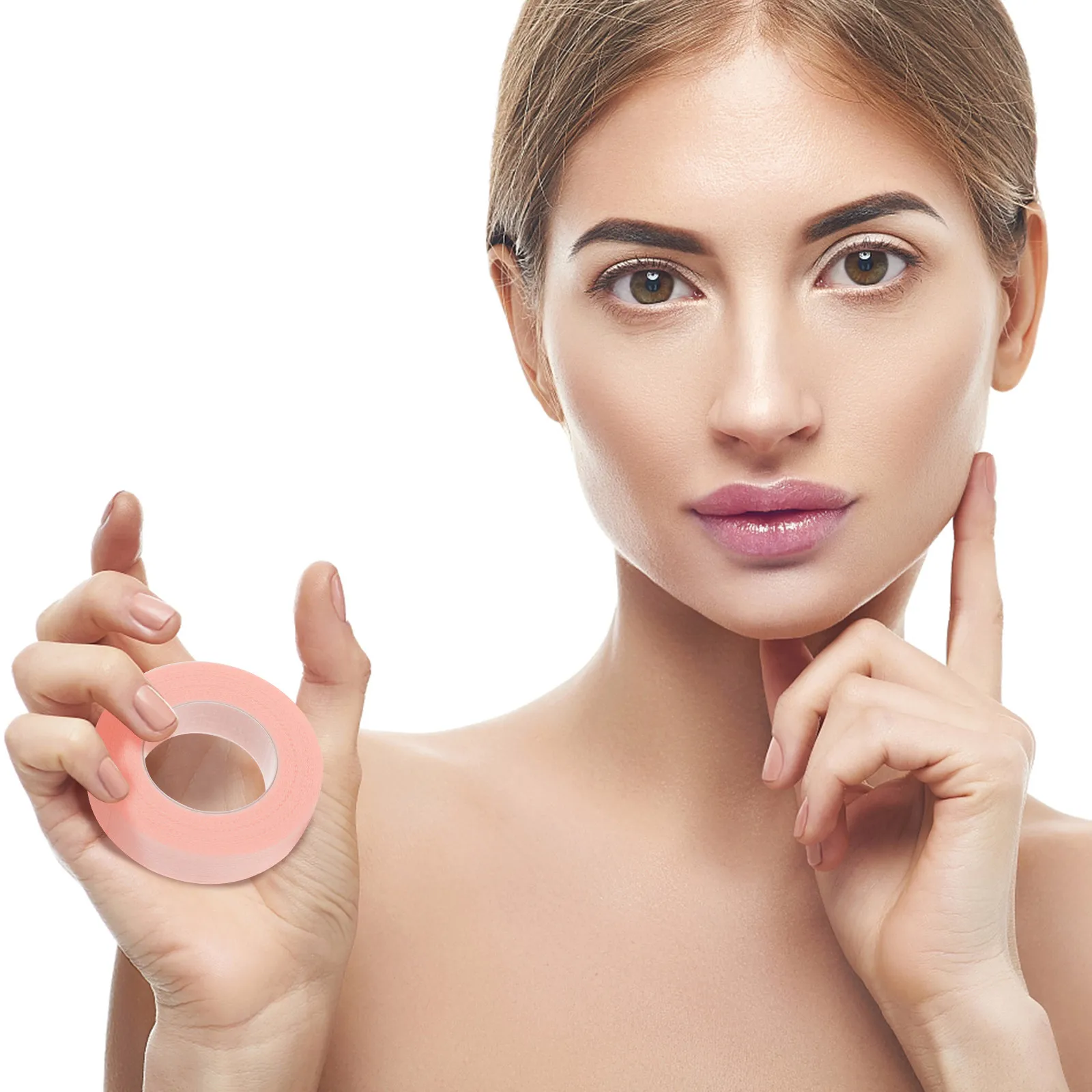 5 Rolls Premium Breathable Eyelash Extension Tape for Lash Isolation Gentle Skin-Friendly Elastic Adhesive Fabric Tape Eyelash