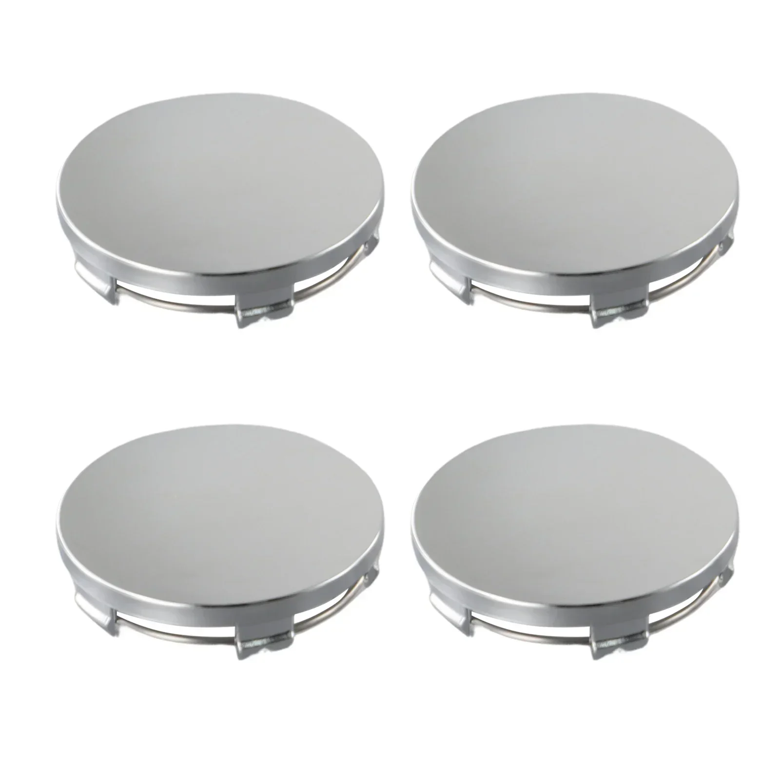 4pcs 60mm New ABS Black Silver  Car Vehicle Wheel Hub Center Cap Cover Universal Wheel Cover For Car Hub Center Cover Smooth