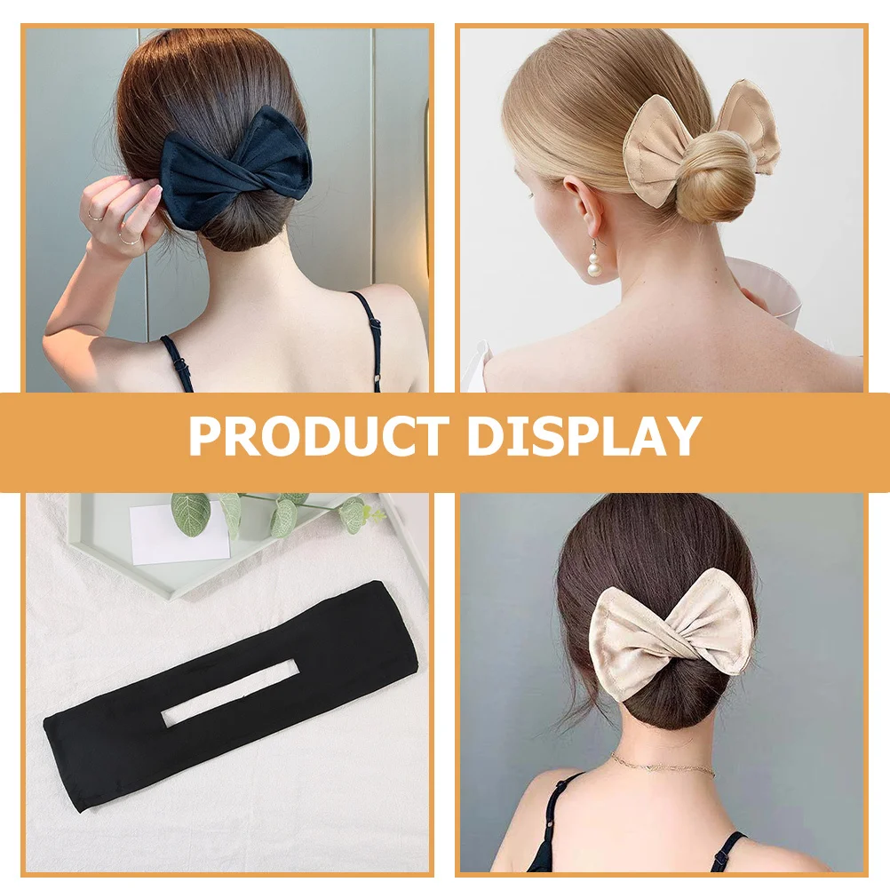 

3Pcs Hair Bun Maker Set Sturdy Lazy Curler Tools for Long Medium Hair Stylish Updo Accessories Bun Maker Lazy Curler