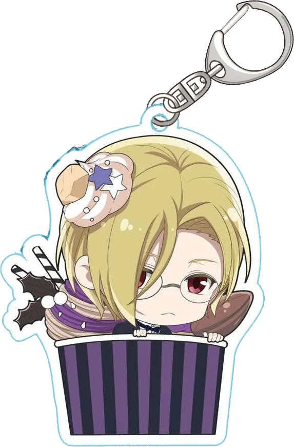 Anime Fans Gifts Moriarty the Patriot William Louis HD Figures Cartoon Acrylic Keychain pendant Ornament Series About 6cm