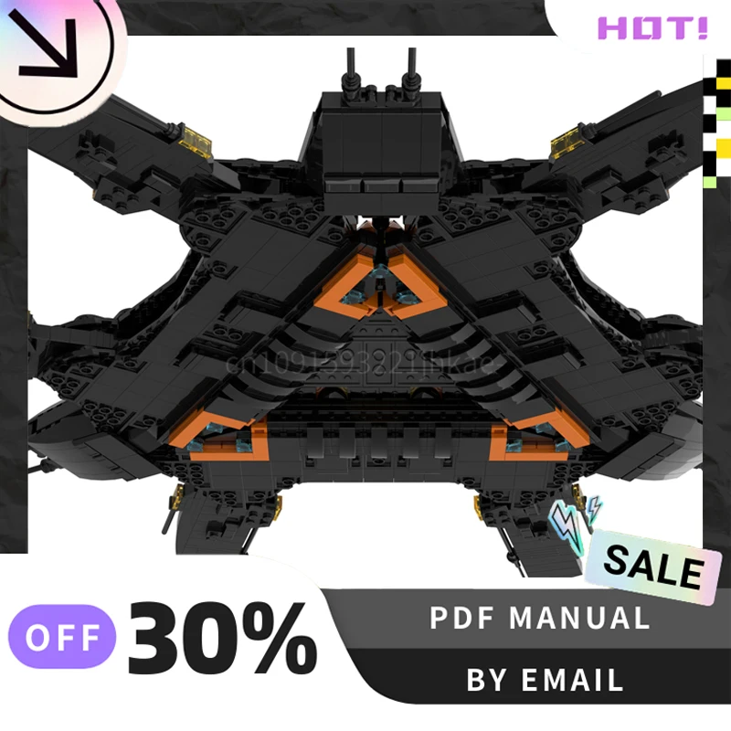 [2175 ชิ้น] ชุดตัวต่อสร้างสรรค์ MOC ยานแม่พิทักษ์ของอโปฟิส ของเล่น STEM ชุดประกอบแบบ DIY ของขวัญวันเกิด