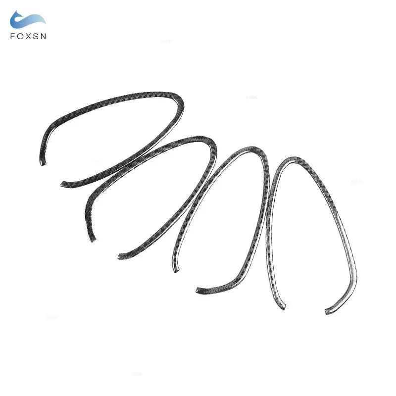 

Car Inner Door Handle Cover Trim For Seat Leon 2005 2006 2007 2008 2009 2010 2011 2012 4pcs Soft Carbon Fiber Sticker Decor